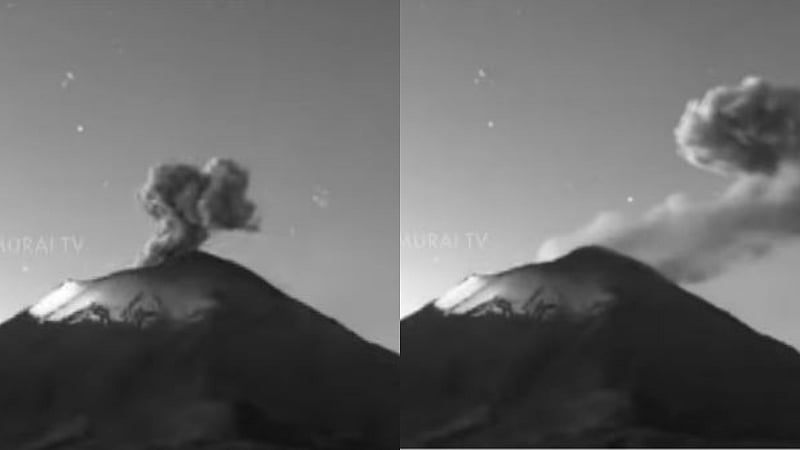 மெக்சிகோவில் எரிமலை வெடிப்பு.. வானில் விண்கல் தெரிந்ததா? வைரலாகும் வீடியோ..!