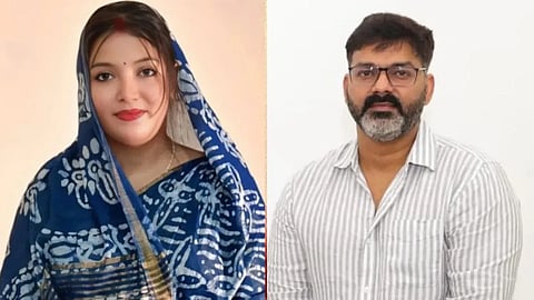 actor pawan singhs wife jyoti singh files nomination in bihar election