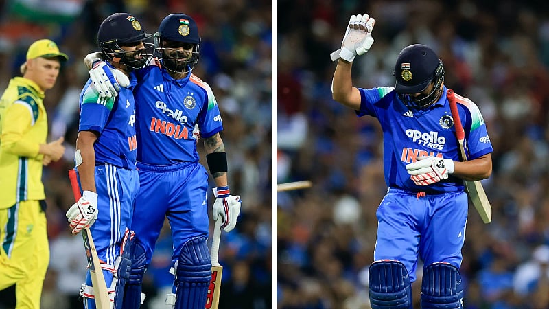 50வது சர்வதேச சதமடித்த ரோகித் சர்மா.. ஆஸ்திரேலியாவிற்கு எதிராக 2 அபார சாதனை!