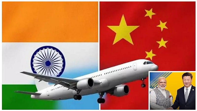  5 ஆண்டுகளுக்குப் பிறகு மீண்டும் தொடங்கியது இந்தியா - சீனா நேரடி விமான சேவை ..