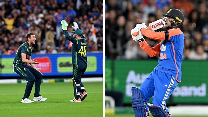 IND vs AUS டி20| தனியொரு ஆளாக போராடிய அபிஷேக் சர்மா.. 125 ரன்னுக்கு சுருண்ட இந்தியா!