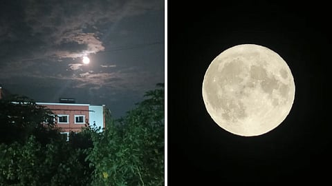 வானில் தெரிந்த பீவர் மூன்