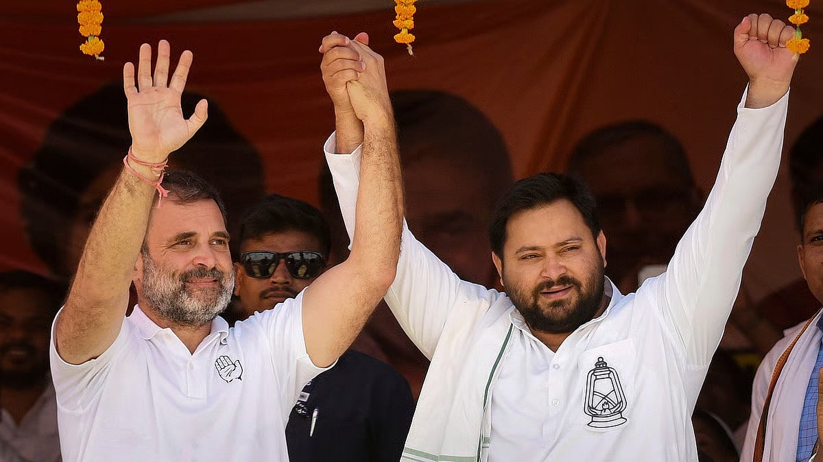 பிஹார்| இருவரும் இணைந்து மாற்றத்தை கொண்டு வருவோம்.. தேஜஸ்விக்கு ராகுல் காந்தி வாழ்த்து!