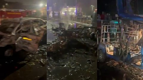 delhi explosion in car near red fort