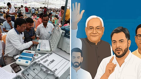 bihar election voting count