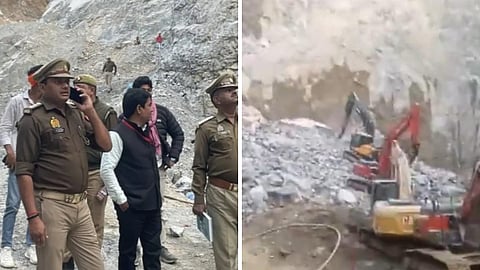 உத்தரபிரதேச கல்குவாரி விபத்து