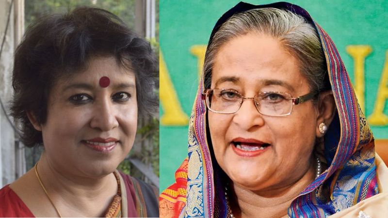 writer taslima nasreen slams Sheikh Hasina Death Sentence issue