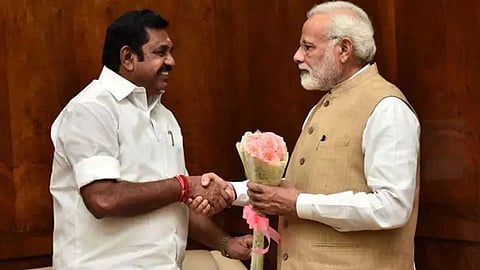 pm modi today visit in coimbatore meet in K Palaniswami