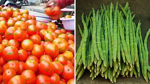 தக்காளி, முருங்கைக்காய் விலை உயர்வு