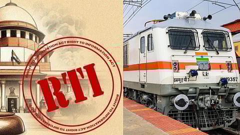 தெற்கு ரயில்வே, தகவல் அறியும் உரிமைச் சட்டம்