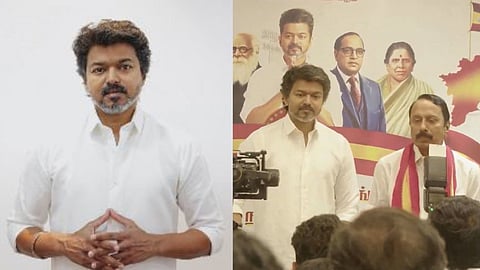 தவெக தலைவர் விஜய் செங்கோட்டையனை வரவேற்று வீடியோ வெளியீடு