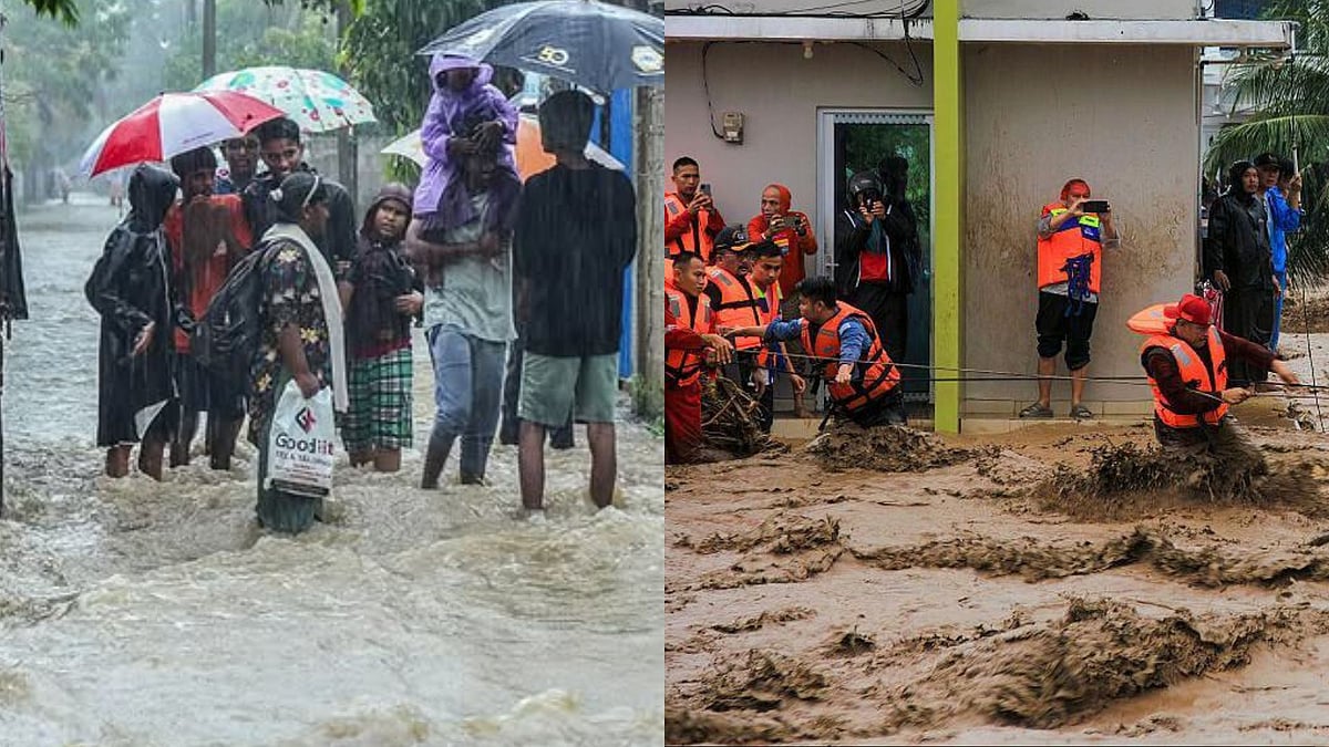 இலங்கையை புரட்டிப்போட்ட இயற்கை சீற்றம்... வெள்ளத்தில் சிக்கி 56 பேர் உயிரிழப்பு..