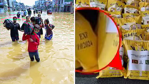 இலங்கைக்கு காலாவதியான பொருட்களை பாகிஸ்தான் அனுப்பியதாக நெட்டிசன்கள் குற்றச்சாட்டு