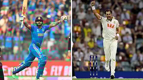 virat kohli - mitchell starc