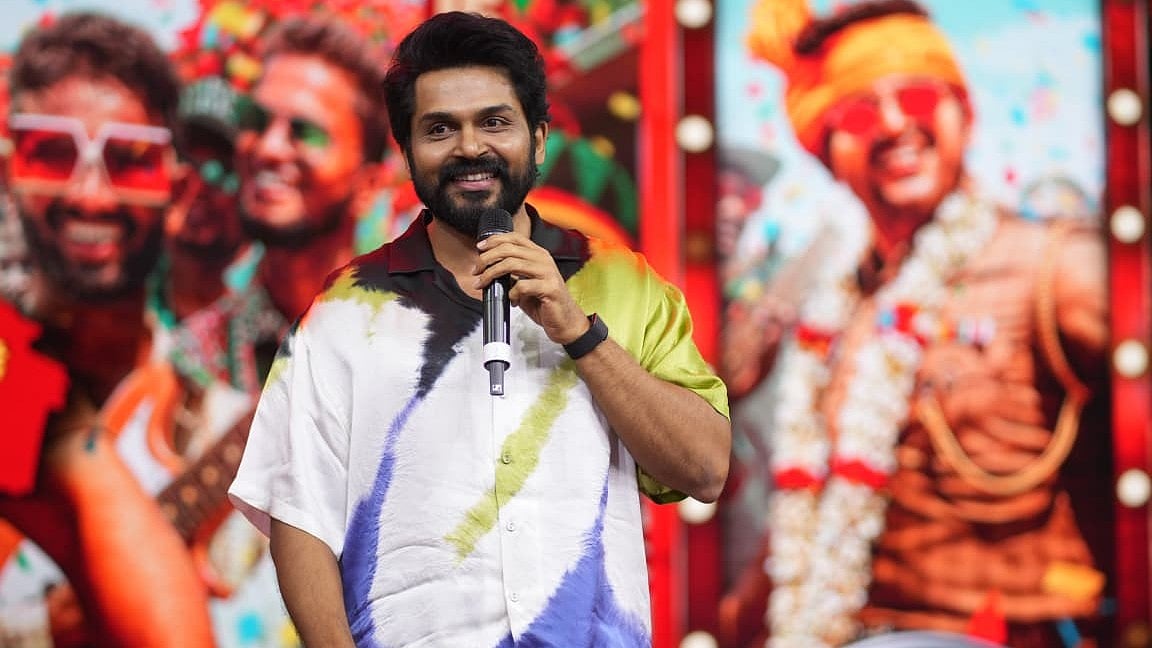 ரசிகருக்கு பணம் கொடுத்து எம்.ஜி.ஆர் சொன்ன விஷயம்! - கார்த்தி பகிர்ந்த 'வாத்தியார்' சம்பவம் | Karthi