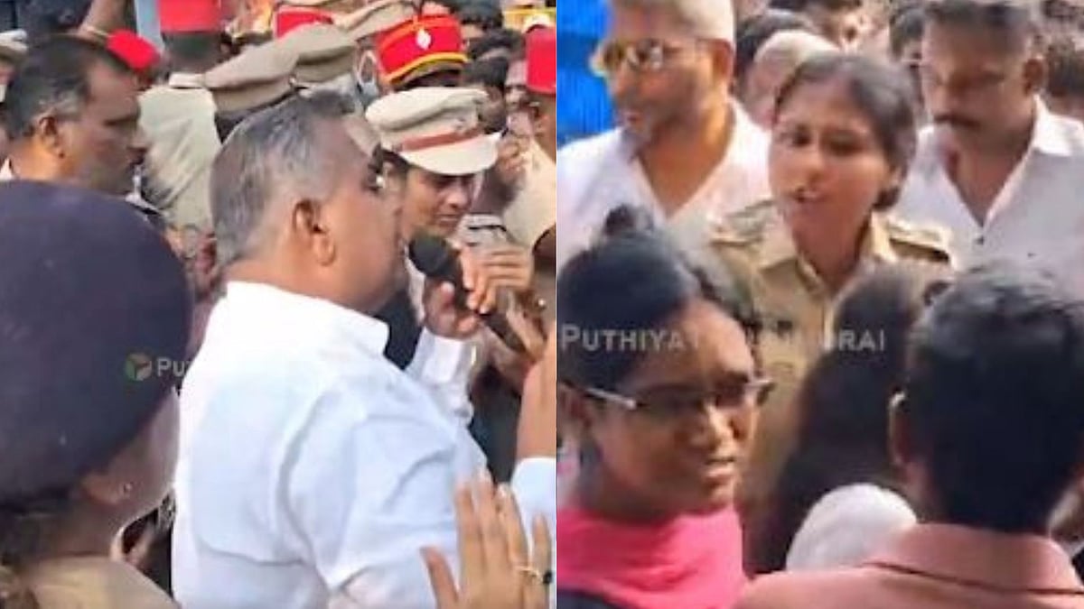 என். ஆனந்தின் மைக்கை பறித்த காவல் அதிகாரி.. வைரலாகும் வீடியோ.!