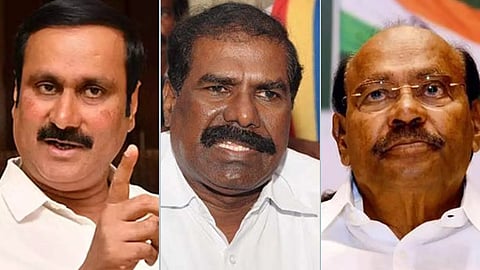 அன்புமணி - ஜிகே மணி - ராமதாஸ்