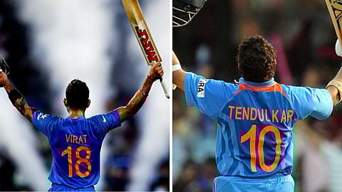 virat kohli - sachin