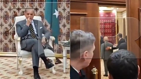 ரஷ்ய அதிபர் ஆலோசனை அறைக்குள் அத்துமீறி நுழைந்த பாகிஸ்தான் பிரதமர் 