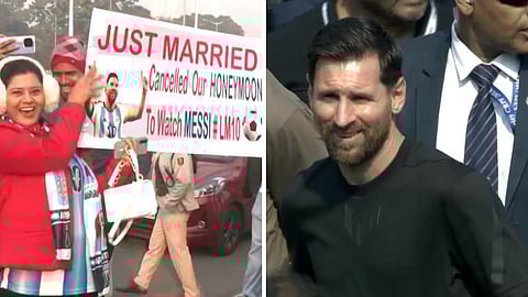 கொல்கத்தாவில் மெஸ்ஸியை பார்க்க Honeymoon-ஐ ரத்துசெய்த ரசிகை