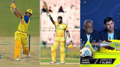 19 வயது கார்திக் சர்மா, 20 வயது பிரசாந்த் வீரை விலைக்கு வாங்கிய சிஎஸ்கே