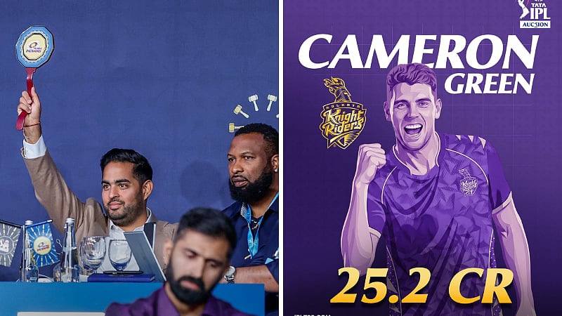 ஐபிஎல் ஏலம்| RCB, MI தட்டித்துக்கிய முக்கிய வீரர்கள்.. 25.20 கோடிக்கு சென்ற கேமரூன் க்ரீன்!