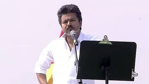 தவெக தலைவர் விஜய்
