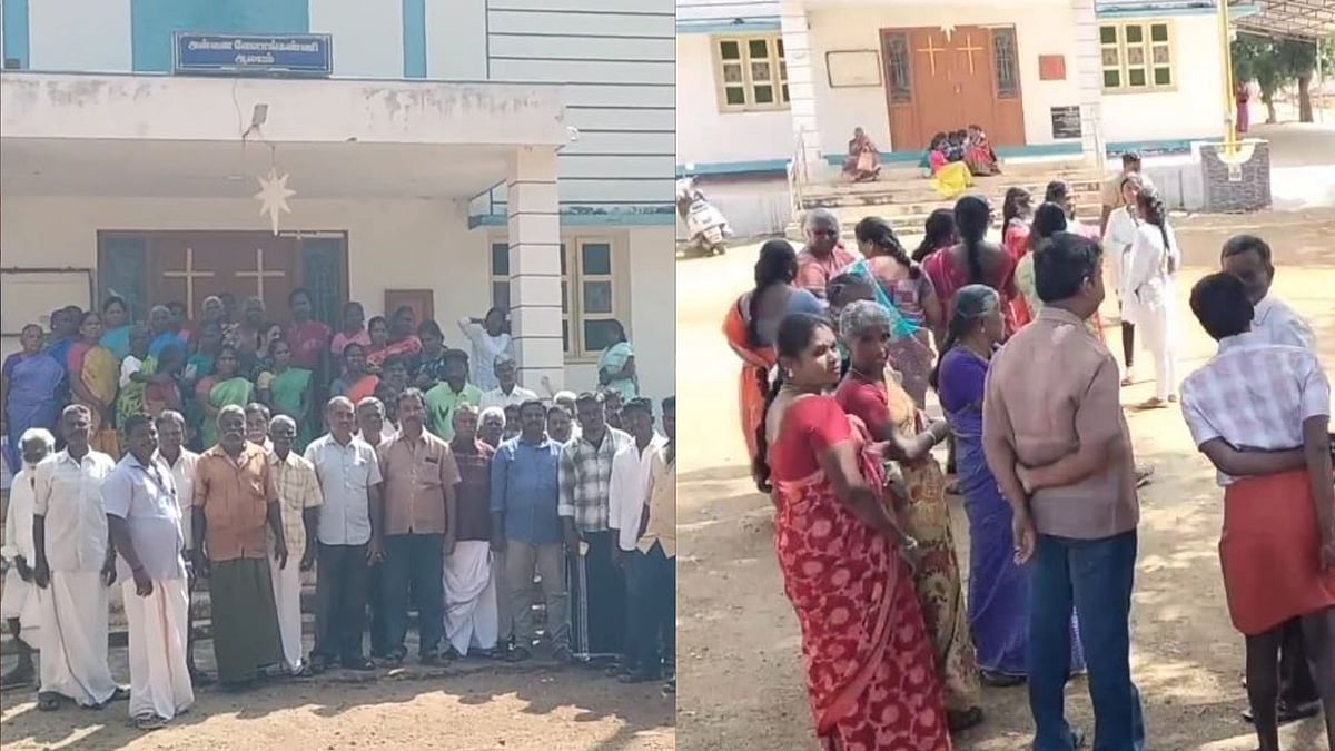 தேனி | தேவாலயத்தில் சாதி பாகுபாடு., பாதிரியார் மீது குற்றம் சாட்டி பொதுமக்கள் போராட்டம்!