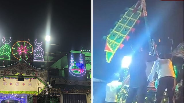 திருப்பரங்குன்றம் சிக்கந்தர் தர்கா சந்தனக்கூடு திருவிழா ஒட்டி கொடியேற்றம்