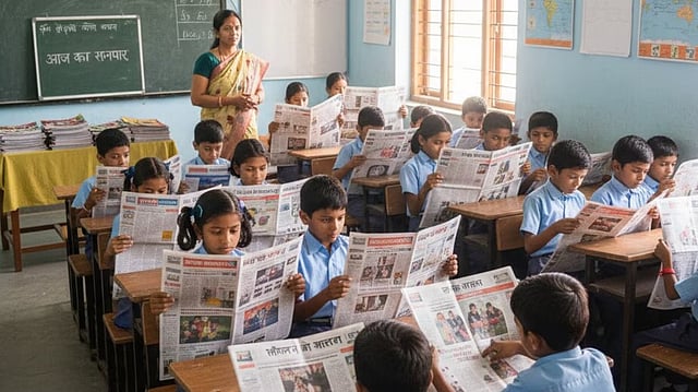 செய்தித்தாள் வாசிப்பு