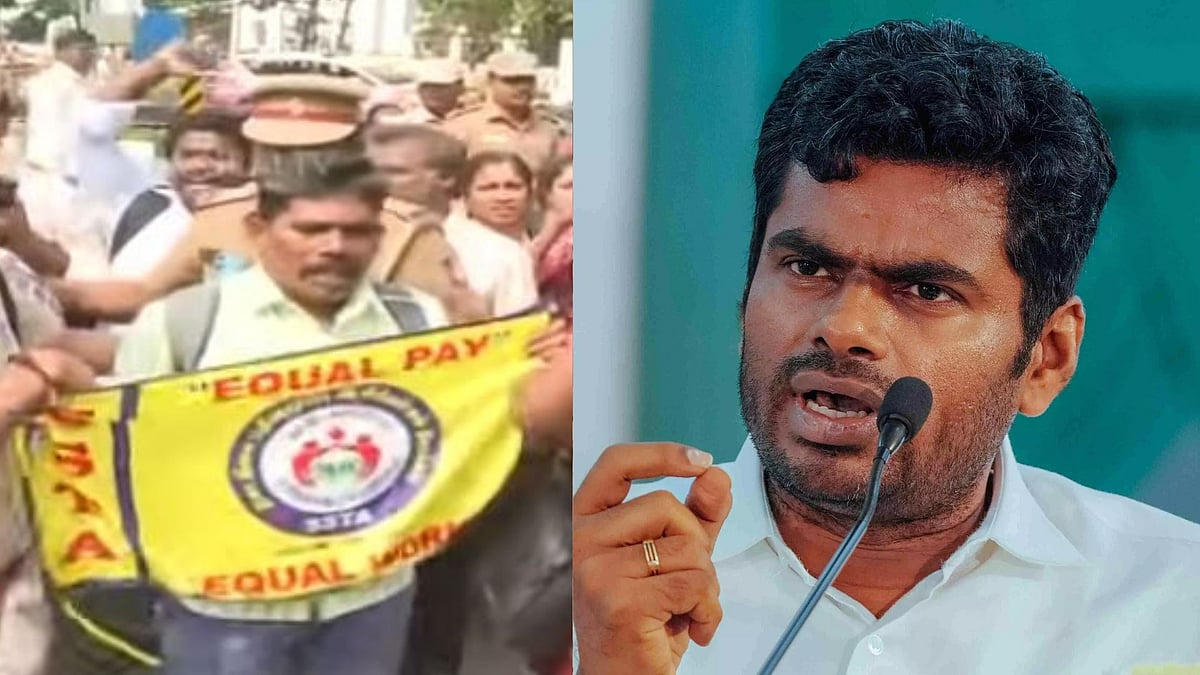 சென்னை | போராட்டத்தில் ஈடுபட்ட இடைநிலை ஆசிரியர்கள் கைது., அண்ணாமலை கண்டனம்!