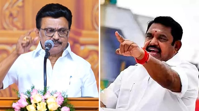 முக ஸ்டாலின் - எடப்பாடி பழனிசாமி