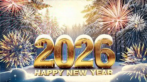 global the new year 2026 will begin and end details