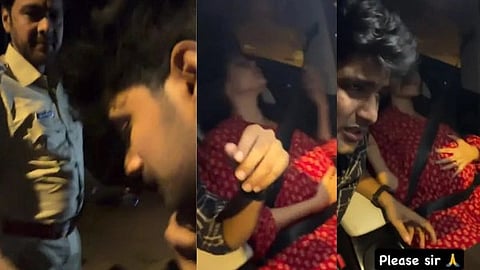 கர்ப்பிணியை மருத்துவமனைக்கு அழைத்துச்சென்ற மும்பை போலீஸ்