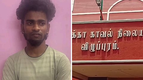 விழுப்புரத்தில் பட்டாக்கத்தி உடன் புத்தாண்டு கொண்டாடிய இளைஞர் கைது