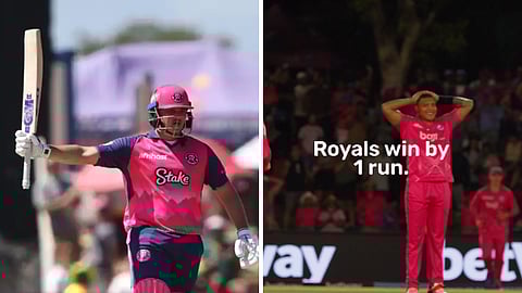 பிரிட்டோரியஸின் 98 ரன்கள் ஆட்டத்தால் MI கேப்டவுனை 1 ரன்னில் வீழ்த்தியது பார்ல் ராயல்ஸ்