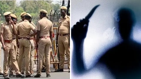 மயிலாடுதுறையில் காவலர்களை வெட்டிய போதை நபர்