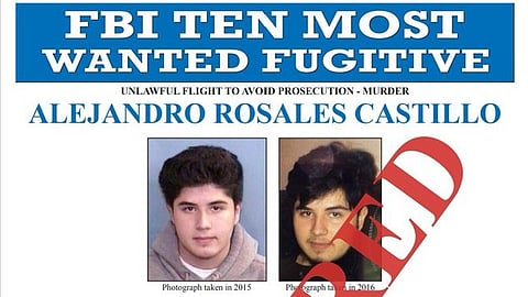FBI Ten Most Wanted Fugitive Alejandro Rosales Castillo Arrested