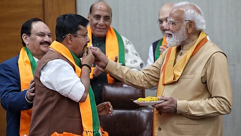 பாஜகவின் 12-வது தேசியத் தலைவராக பதவியேற்றார் நிதின் நபின்