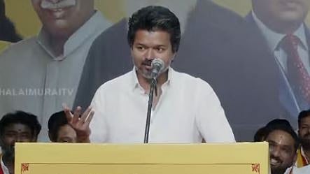 தவெக தலைவர் விஜய்