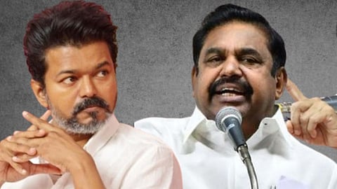 எடப்பாடி பழனிசாமி, தவெக தலைவர் விஜய்