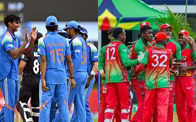 Under 19 World Cup 2026 IND beat ZIM by 204 runs in Super 6 game