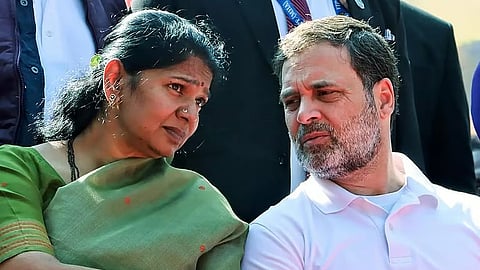 Kanimozhi says on congress dmk alliance