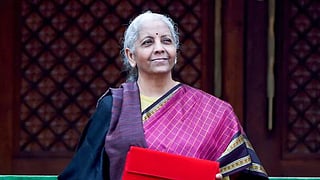 finance minister nirmala sitharaman saree look budget from 2019 to 2026