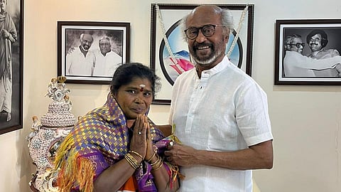 Rajinikanth - sanitation worker padma