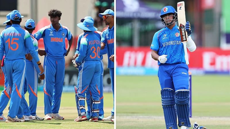 செமி ஃபைனல்| 2 வீரர்கள் சதம்.. 310 ரன்கள் குவிப்பு.. இந்தியாவிற்கு ஆப்கானிஸ்தான் சவால்!