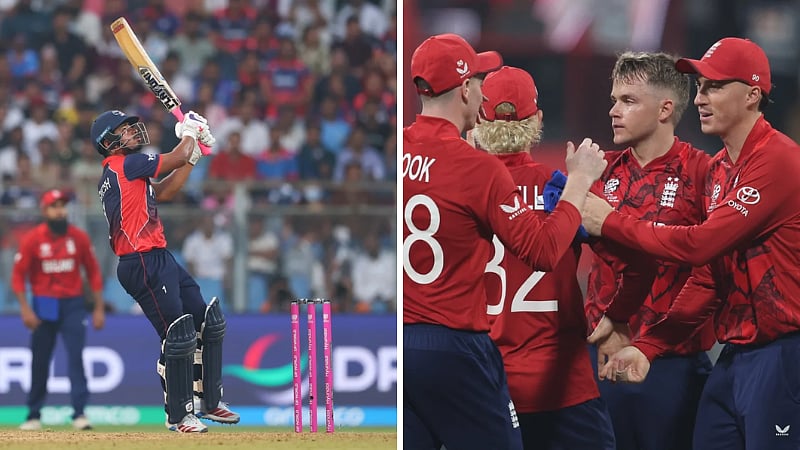 T20 WC| இறுதிப்பந்து வரை திக் திக்.. இங்கிலாந்துக்கு மரண பயம் காட்டிய நேபாள்! 4 ரன்னில் மிஸ்!