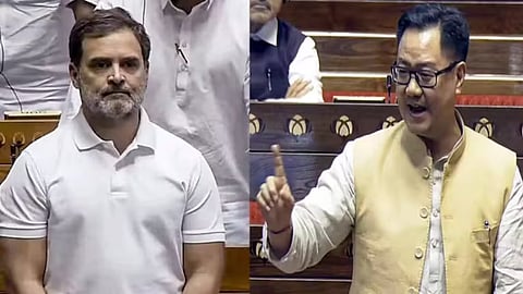 rahul Gandhi & Kiren Rijiju 