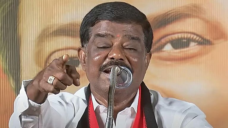 திமுக பேச்சாளர்.. சிவாஜி கிருஷ்ணமூர்த்திக்கு 3 ஆண்டு சிறை.!