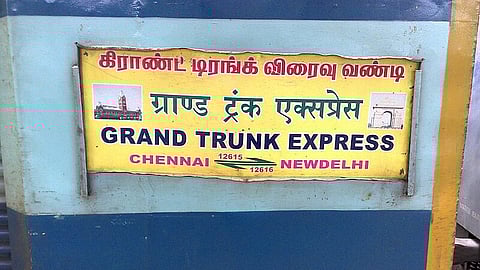 Grand Trunk Express Catches Fire While Heading to Chennai